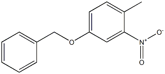 4-苄氧基-2-硝基甲苯, , 结构式