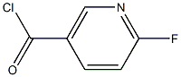 2-氟吡啶-5-甲酰氯,,结构式