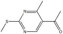 1-(4-Methyl-2-(methylthio)pyrimidin-5-yl)ethanone ,97% Structure