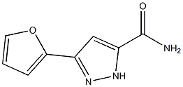 3-(Furan-2-yl)-1H-pyrazole-5-carboxamide ,97% 化学構造式