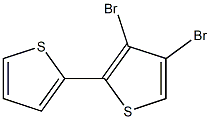 Dibromobisthiophene 化学構造式