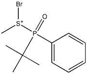 (tert-Butylphenylphosphinyl)bromo(methyl)sulfonium Structure