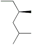 [R,(-)]-2,4-Dimethylhexane Struktur