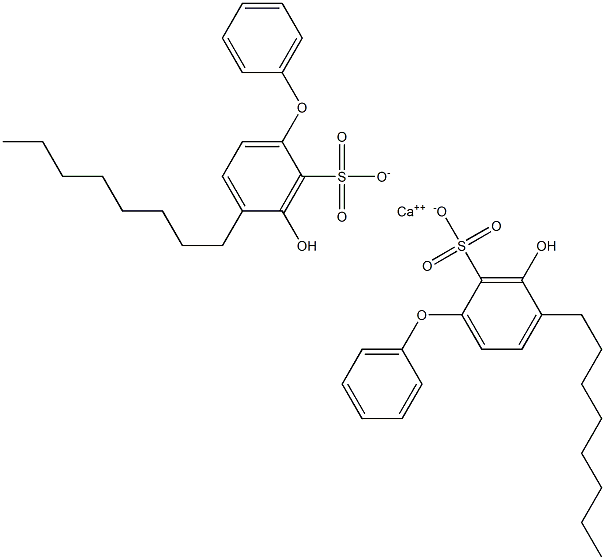 Bis(3-hydroxy-4-octyl[oxybisbenzene]-2-sulfonic acid)calcium salt