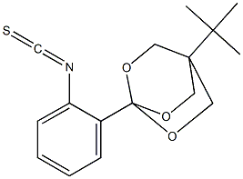 [2-(4-tert-Butyl-2,6,7-trioxabicyclo[2.2.2]octan-1-yl)phenyl] isothiocyanate,,结构式