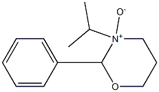 2-Phenyl-3-isopropyl-tetrahydro-2H-1,3-oxazine 3-oxide Struktur