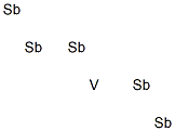 Vanadium pentaantimony Struktur