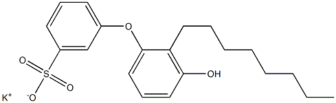3'-Hydroxy-2'-octyl[oxybisbenzene]-3-sulfonic acid potassium salt