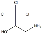 3-アミノ-1,1,1-トリクロロ-2-プロパノール 化学構造式