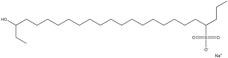 22-Hydroxytetracosane-4-sulfonic acid sodium salt