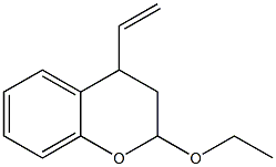 2-Ethoxy-3,4-dihydro-4-ethenyl-2H-1-benzopyran Struktur