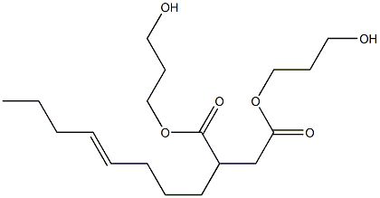 2-(4-Octenyl)succinic acid bis(3-hydroxypropyl) ester Struktur