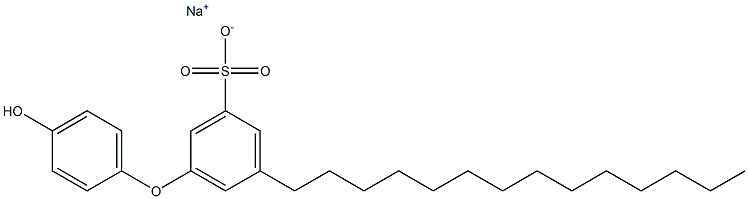 4'-Hydroxy-5-tetradecyl[oxybisbenzene]-3-sulfonic acid sodium salt