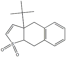 3a,4,9,9a-Tetrahydro-3a-tert-butylnaphtho[2,3-b]thiophene 1,1-dioxide Structure