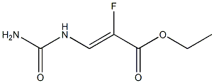 (2Z)-2-Fluoro-3-ureidoacrylic acid ethyl ester