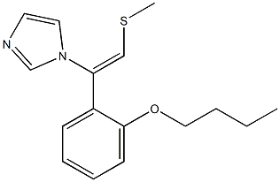 1-[(Z)-2-Methylthio-1-(2-butoxyphenyl)ethenyl]-1H-imidazole