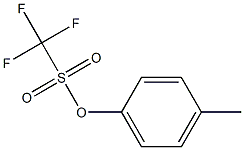 トリフルオロメタンスルホン酸4-メチルフェニル 化学構造式
