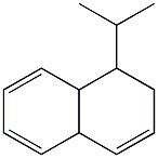 1,2,4a,8a-Tetrahydro-1-isopropylnaphthalene Structure