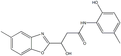2-[1-Hydroxy-2-(2-hydroxy-5-methylphenylcarbamoyl)ethyl]-5-methylbenzoxazole|