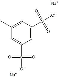 5-Methyl-1,3-benzenedisulfonic acid disodium salt Structure