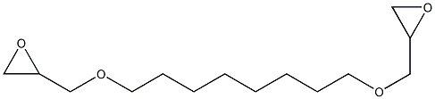 1,8-Bis(glycidyloxy)octane Struktur