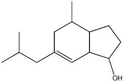 3-Isobutyl-5-methylbicyclo[4.3.0]non-2-en-9-ol Struktur