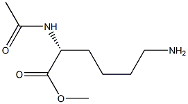 (+)-N2-Acetyl-D-lysine methyl ester Struktur