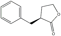(S)-3-ベンジルジヒドロフラン-2(3H)-オン 化学構造式