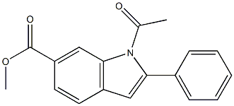 1-Acetyl-2-phenyl-1H-indole-6-carboxylic acid methyl ester