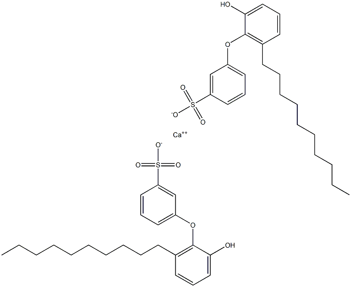 Bis(2'-hydroxy-6'-decyl[oxybisbenzene]-3-sulfonic acid)calcium salt