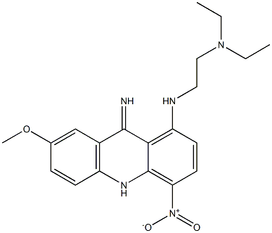 9,10-Dihydro-9-imino-7-methoxy-4-nitro-N-[2-(diethylamino)ethyl]acridin-1-amine