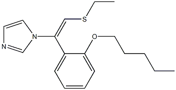 1-[(E)-2-Ethylthio-1-[2-(pentyloxy)phenyl]ethenyl]-1H-imidazole