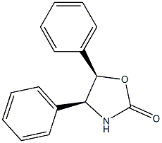 (4S,5R)-4,5-Diphenyloxazolidine-2-one Structure