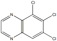 5,6,7-Trichloroquinoxaline Structure