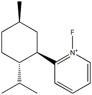 1-Fluoro-2-[(1R,3R,4S)-p-menthan-3-yl]pyridinium