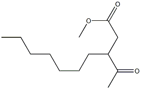 3-Acetylcapric acid methyl ester Struktur