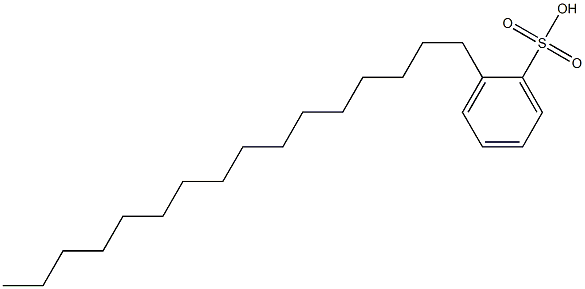 2-Hexadecylbenzenesulfonic acid Struktur