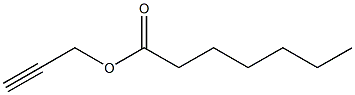 Heptanoic acid 2-propynyl ester 结构式