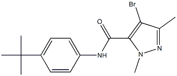 N-(4-tert-Butylphenyl)-2,5-dimethyl-4-bromo-2H-pyrazole-3-carboxamide|