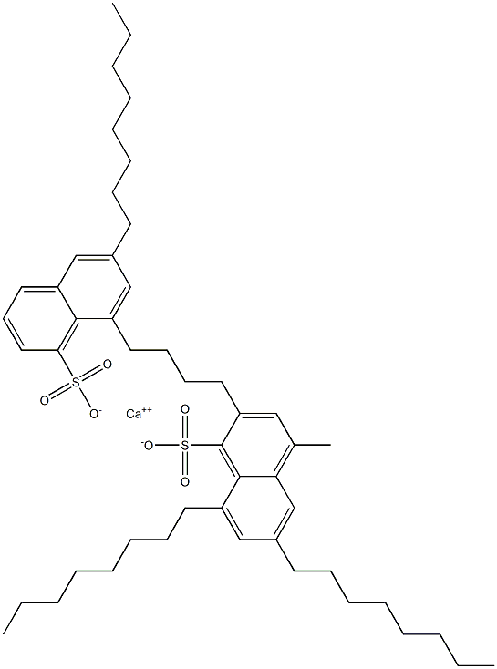 Bis(6,8-dioctyl-1-naphthalenesulfonic acid)calcium salt