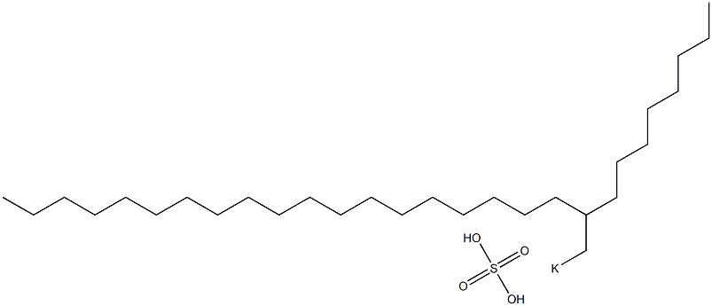 Sulfuric acid 2-octylhenicosyl=potassium salt