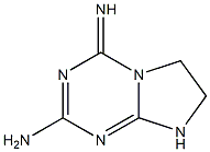 2,4-ジアミノ-6,7-ジヒドロイミダゾ[1,2-a][1,3,5]トリアジン 化学構造式