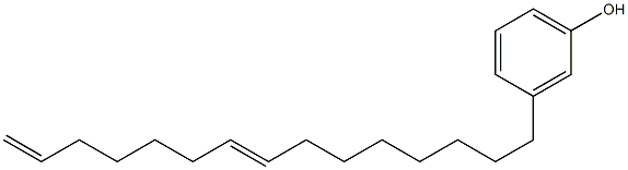 3-(8,14-Pentadecadienyl)phenol Structure