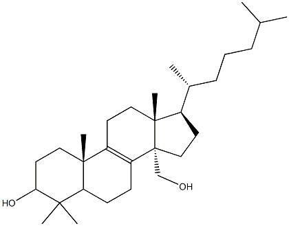 Lanost-8-ene-3,30-diol,,结构式