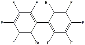 2,2'-Dibromo-3,3',4,4',5,5',6,6'-octafluorobiphenyl Struktur