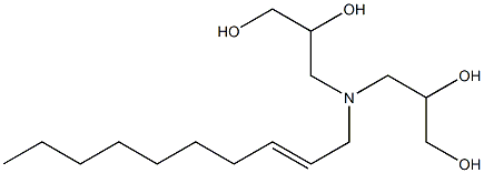 3,3'-(2-Decenylimino)bis(propane-1,2-diol)|