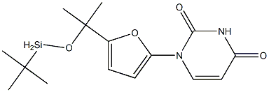 1-[5-(tert-Butyldimethylsiloxymethyl)-2-furanyl]uracil|