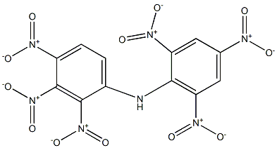 2,2',3',4,4',6-Hexanitro[1,1'-iminobisbenzene] 结构式
