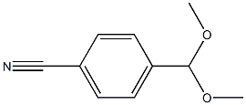 p-(Dimethoxymethyl)benzonitrile Structure