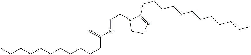 1-(2-Lauroylaminoethyl)-2-dodecyl-2-imidazoline Struktur